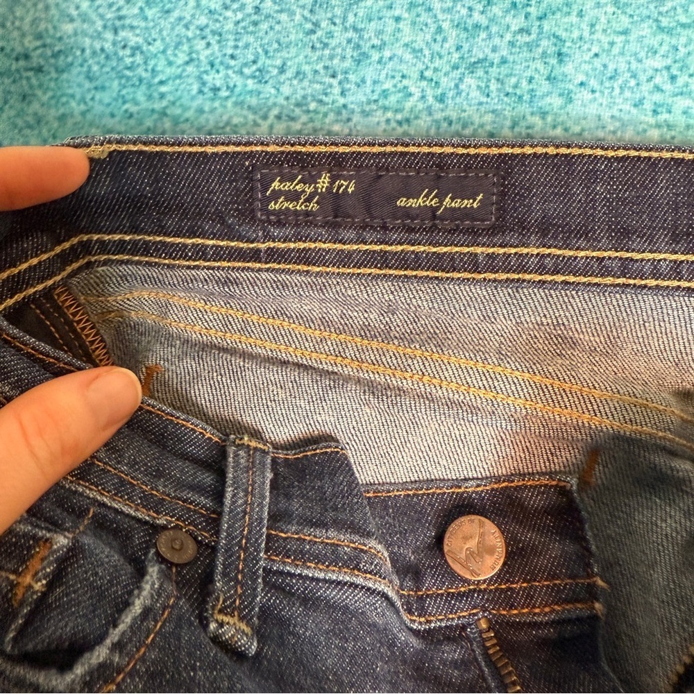 Women's Citizens of Humanity Jeans Sz 29 Low Rise Slim 30x25 Made In USA - Picture 8 of 15